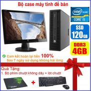 [MỚI 100%] Bộ case máy tính để bàn HP CPU Core i7 / i5 / i3 / Ram 4GB / SSD 120GB + Màn hình 20 inchTăng bàn phím chuột